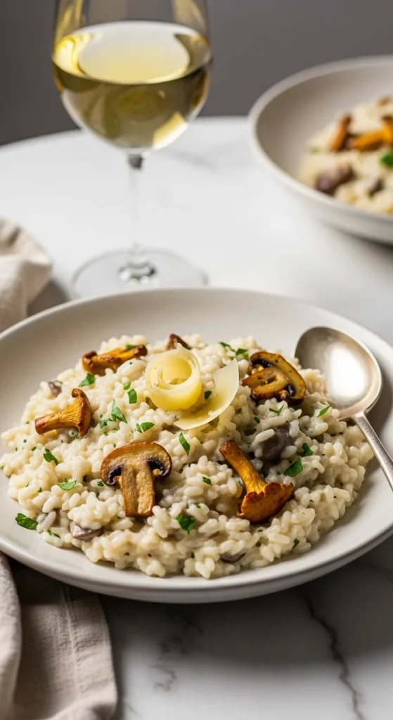 7. Creamy Mushroom Risotto