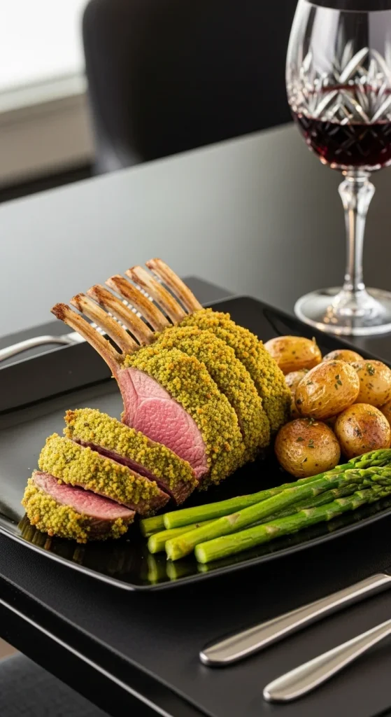 7. Herb-Crusted Rack of Lamb
