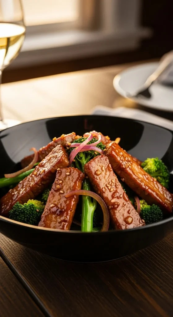7. Honey Garlic Pork Stir Fry