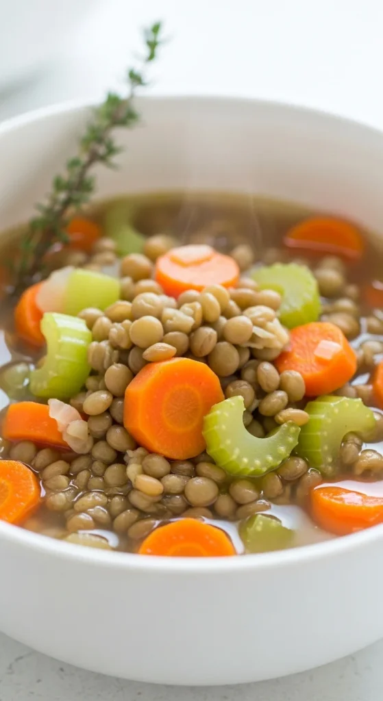 7. Lentil and Vegetable Soup