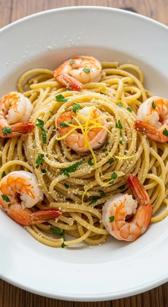 7. Shrimp Scampi Pasta