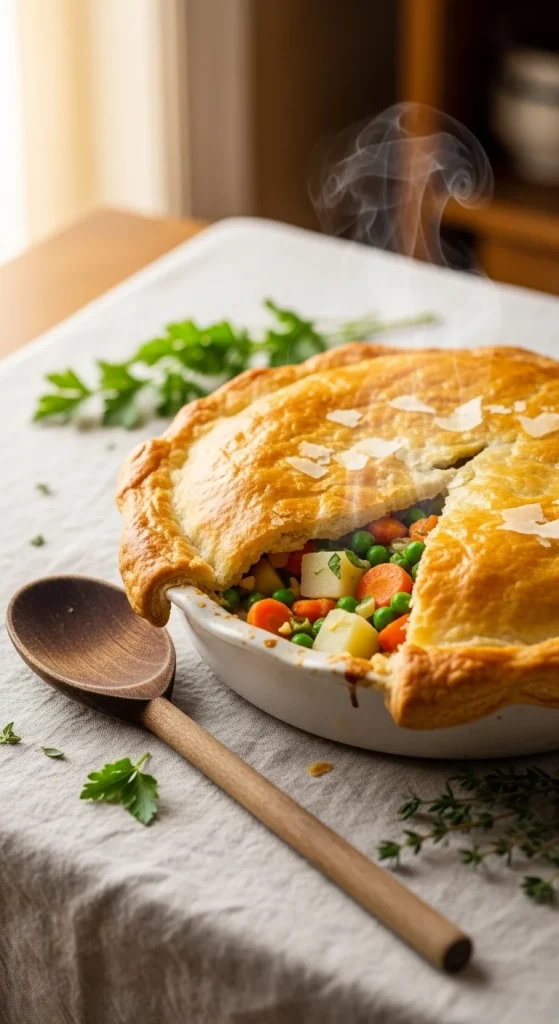 8. Rustic Vegetable Pot Pie