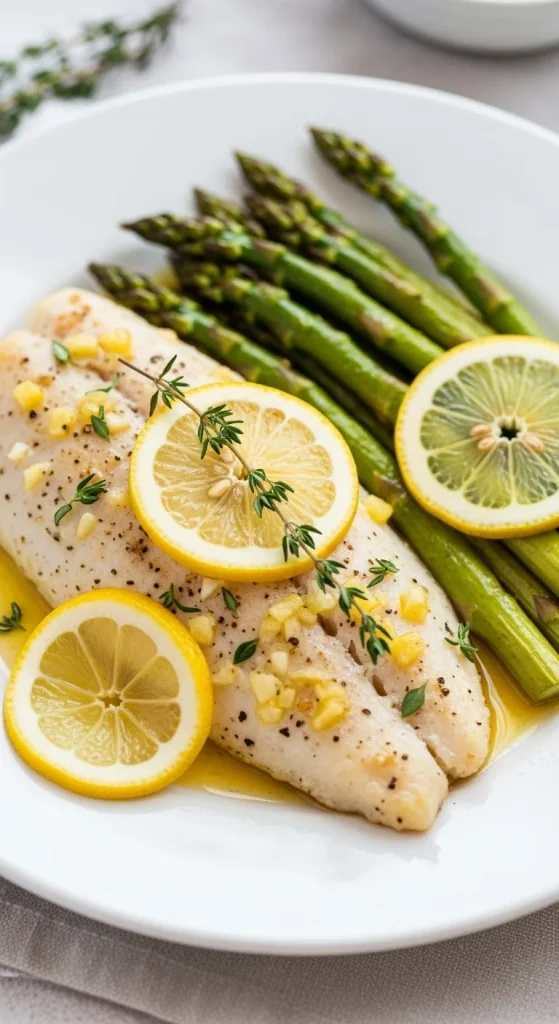 9. Baked Lemon Herb Tilapia
