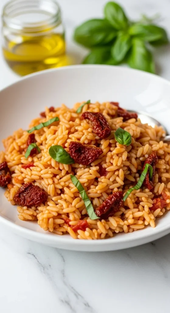 9. Sun-Dried Tomato Orzo