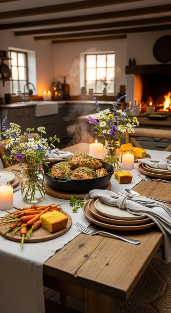 rustic dinner ideas