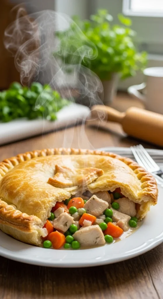 1. Creamy Chicken Pot Pie