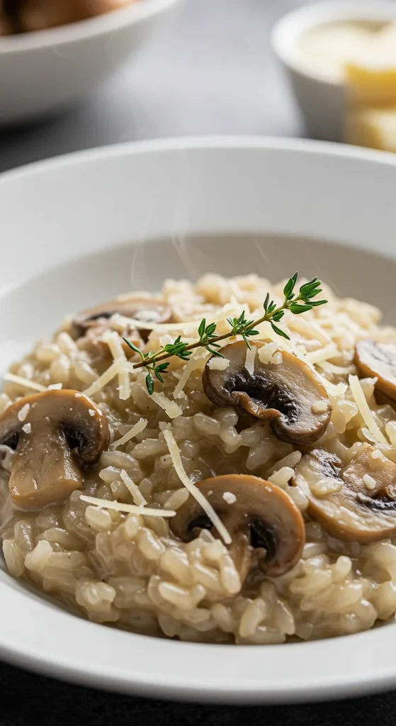1. Creamy Mushroom Risotto (1)