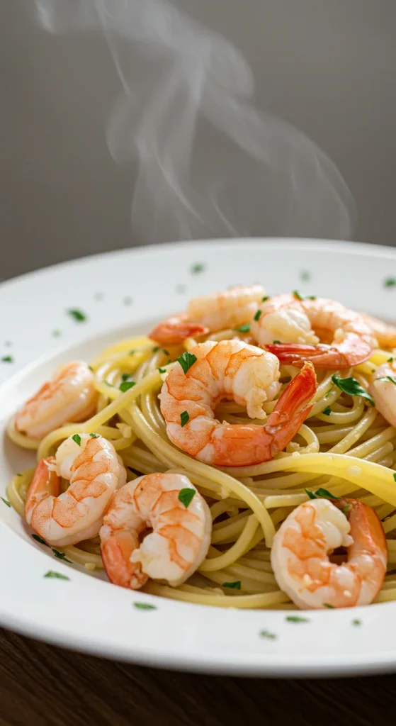 1. Garlic Butter Shrimp Pasta (1)