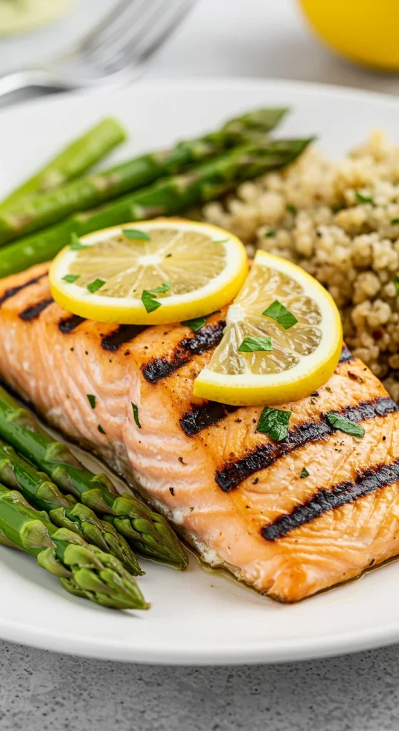 1. Grilled Lemon Herb Salmon