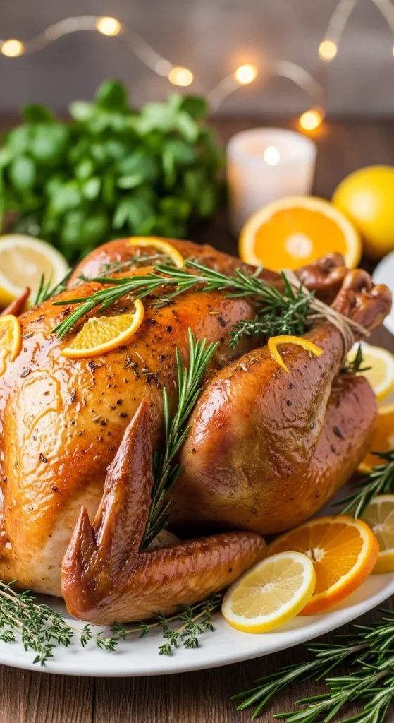 1. Herb-Roasted Turkey with Citrus Glaze