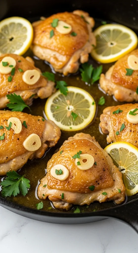 1. Lemon Garlic Butter Chicken