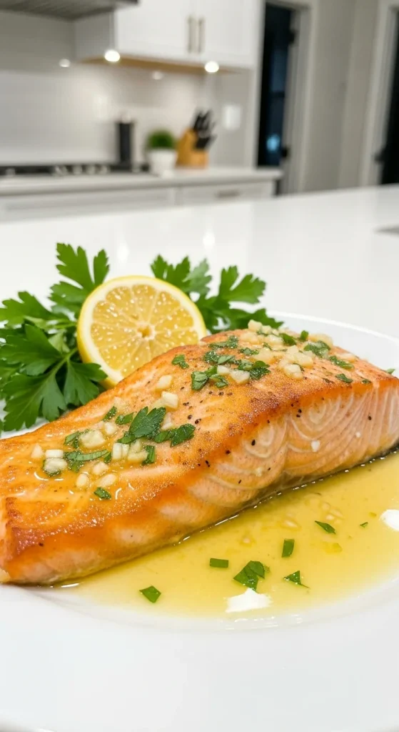 1. Lemon Garlic Butter Salmon
