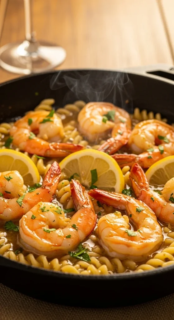 1. Lemon Garlic Butter Shrimp Scampi