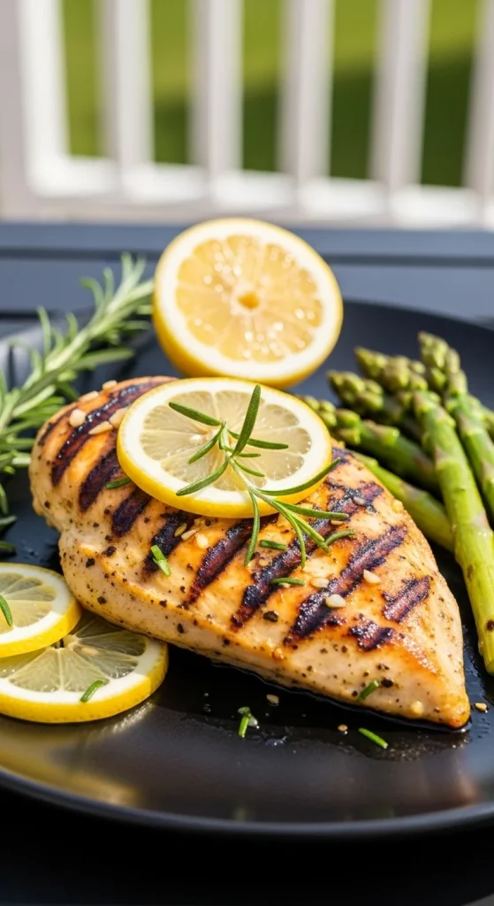 1. Lemon Herb Grilled Chicken 