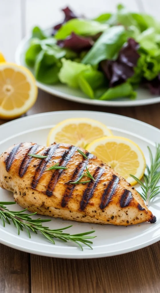 1. Lemon Herb Grilled Chicken 