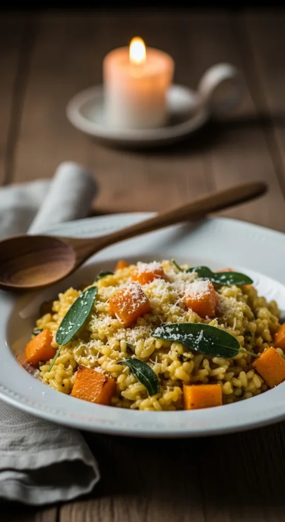 1. Pumpkin Sage Risotto