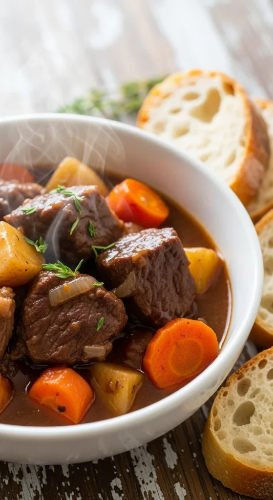 1. Slow Cooker Beef Stew