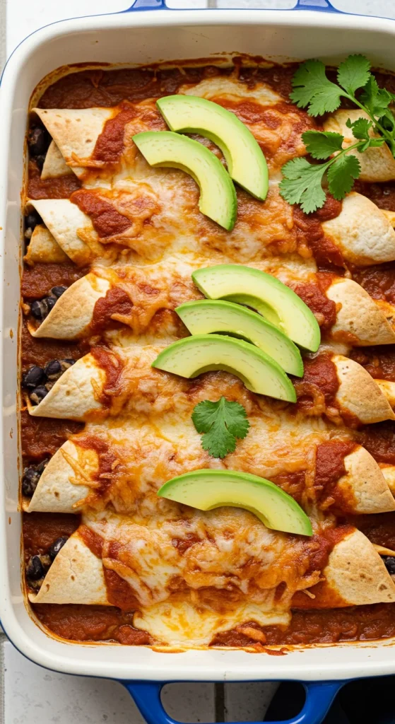 10. Black Bean Enchiladas