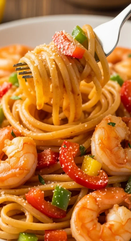 10. Cajun Shrimp Pasta