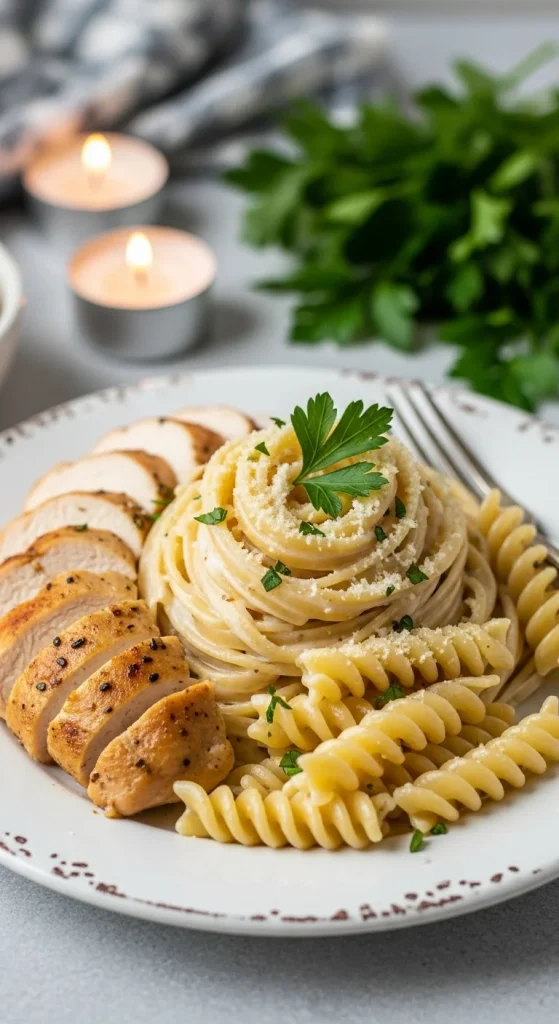 10. Chicken Alfredo Pasta