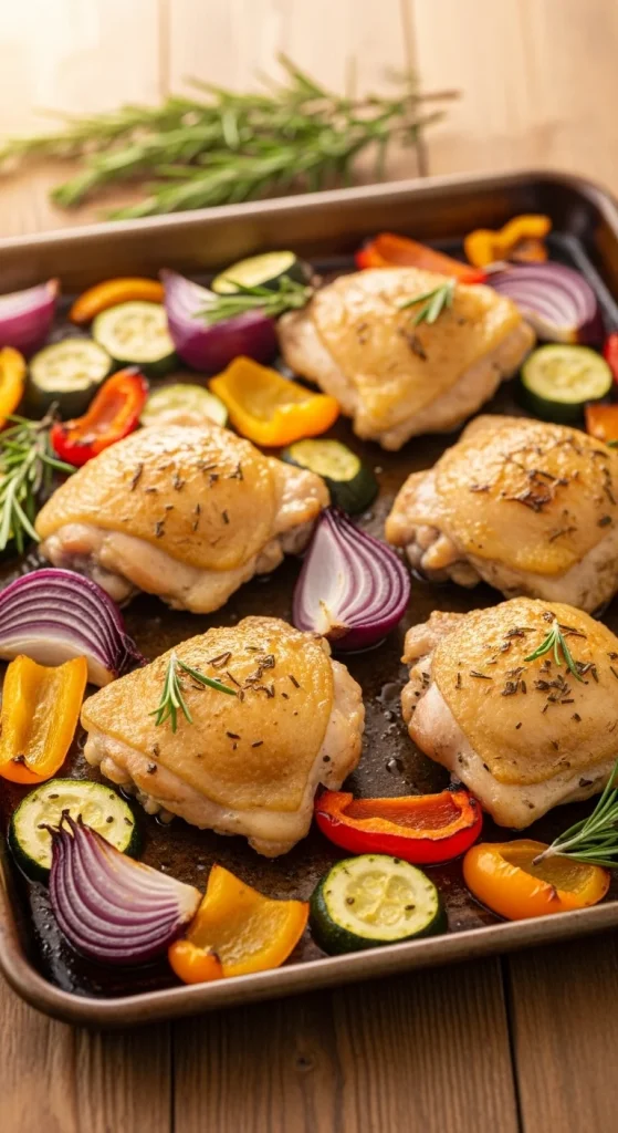 10. Chicken and Veggie Sheet Pan Dinner