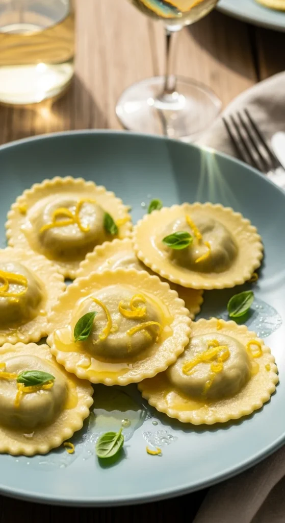 10. Gluten-Free Lemon Ricotta Ravioli