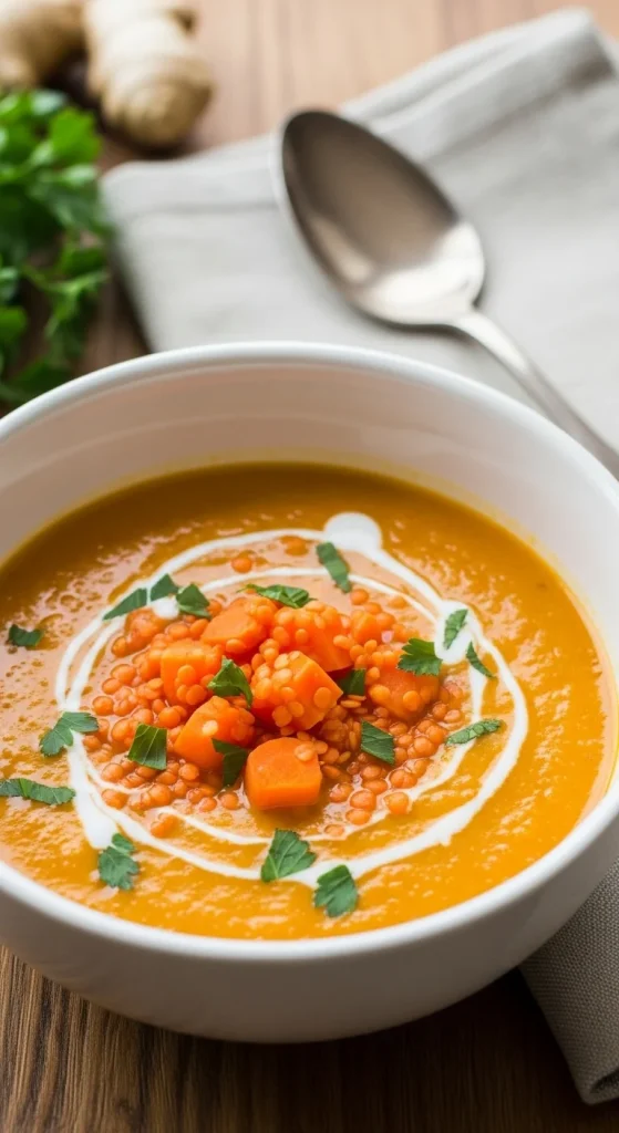 10. Lentil and Carrot Soup
