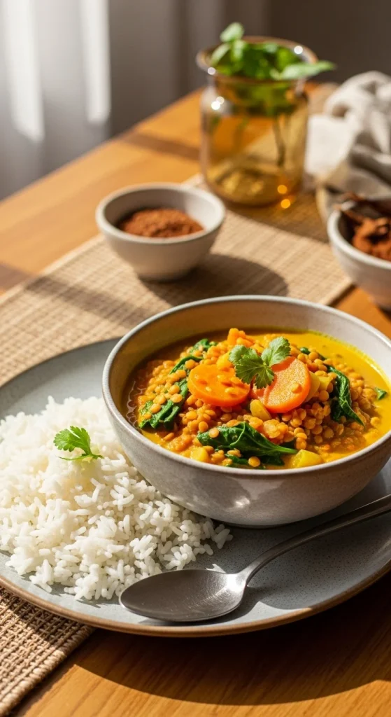 10. Lentil and Vegetable Curry