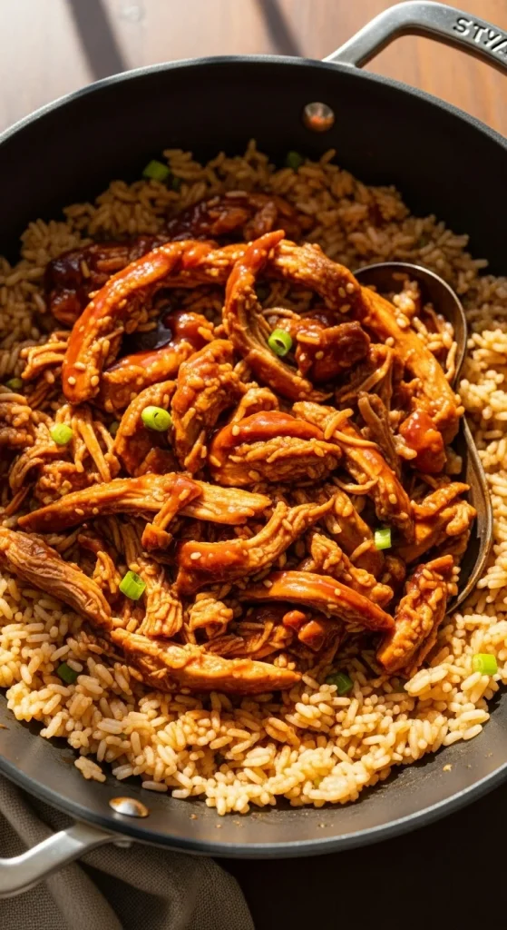 10. One-Pot BBQ Chicken and Rice