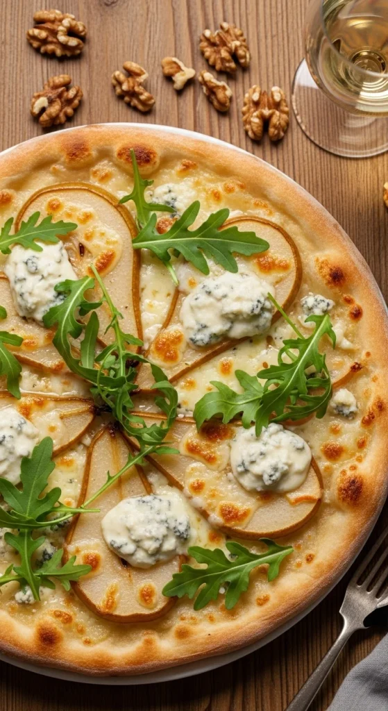10. Pear and Gorgonzola Flatbread