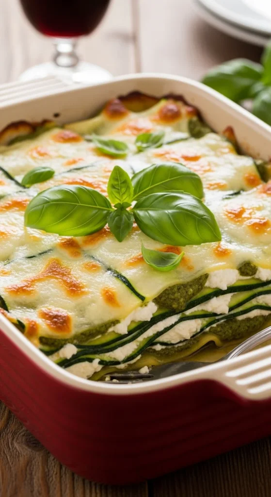 10. Pesto Zucchini Lasagna