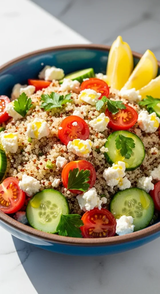 10. Slow Cooker Mediterranean Quinoa Bowl