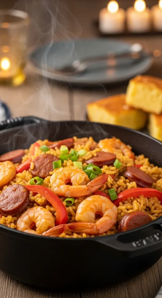 10. Spicy Shrimp Jambalaya