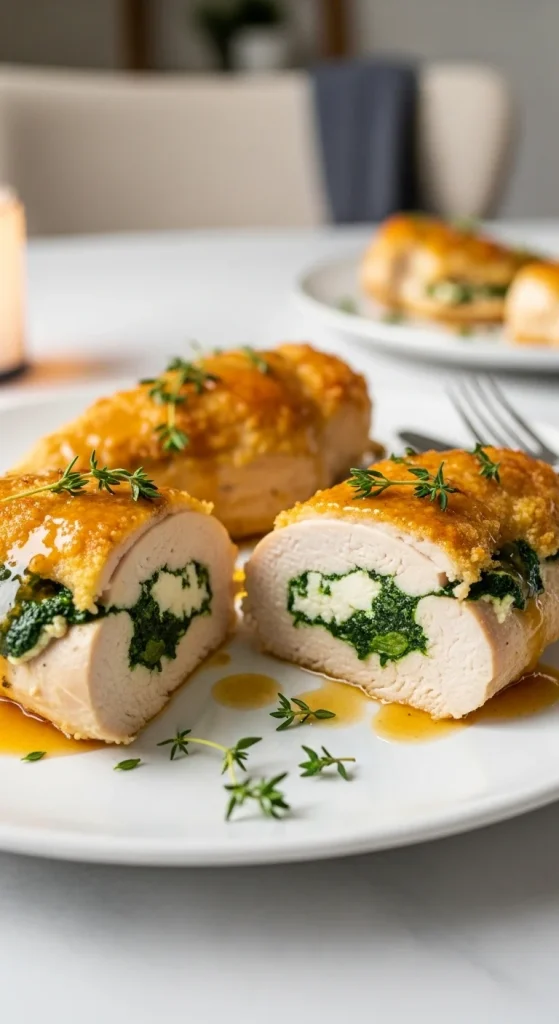 10. Spinach and Feta Stuffed Chicken (1)