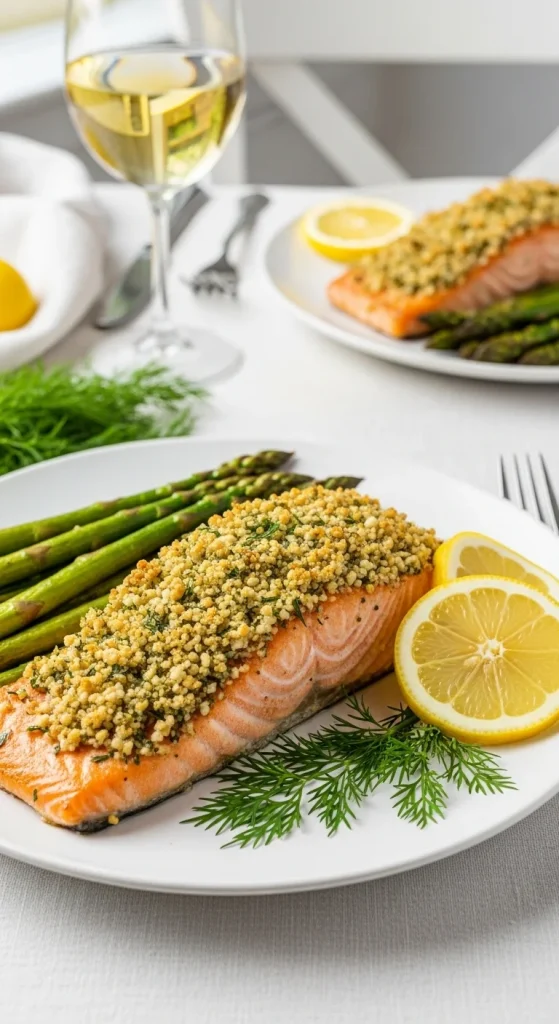 11. Baked Lemon Herb Salmon