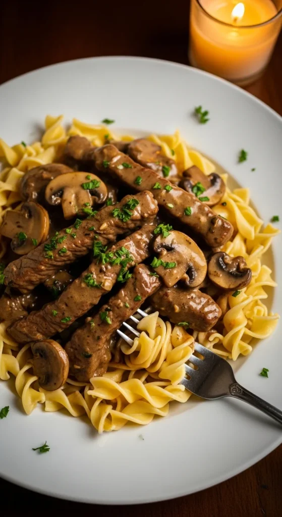 11. Beef Stroganoff