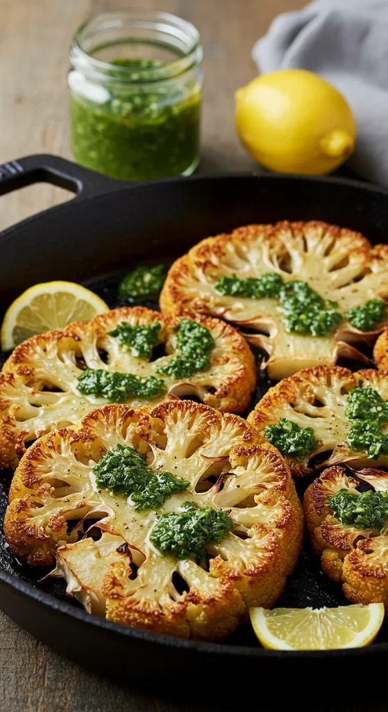 11. Cauliflower Steak with Chimichurri