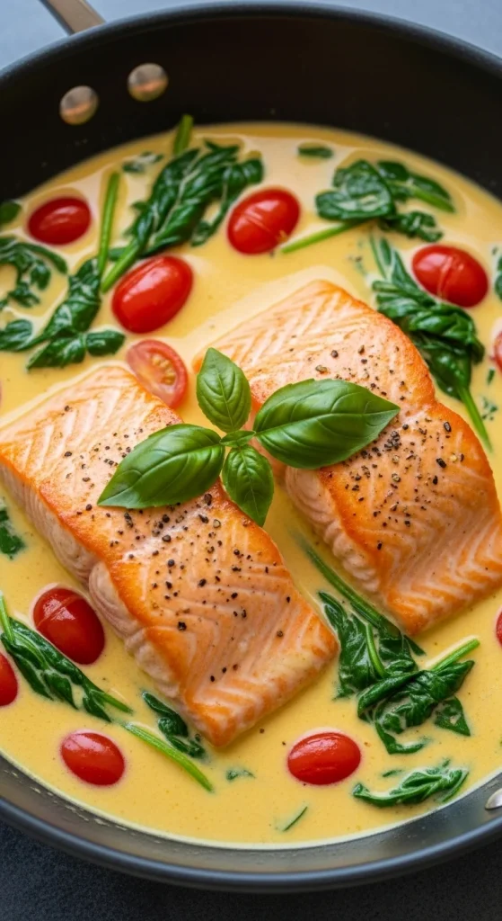 11. Creamy Tuscan Salmon