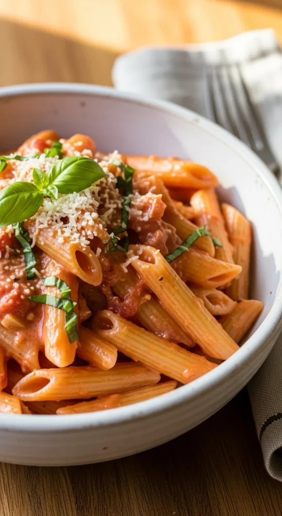11. Gluten-Free Creamy Tomato Basil Penne