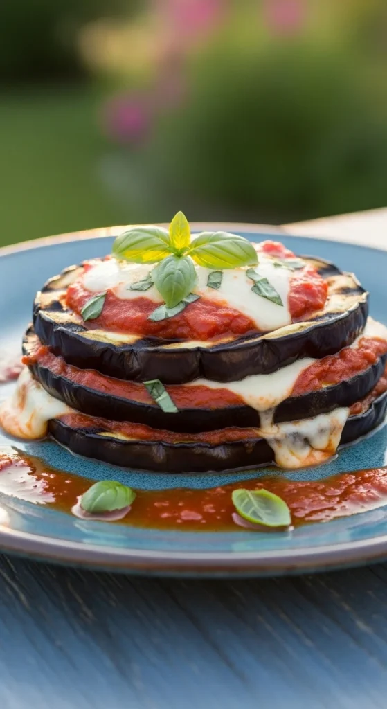 11. Grilled Eggplant Parmesan