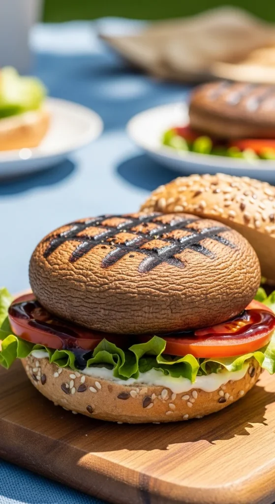 11. Grilled Portobello Mushroom Burgers