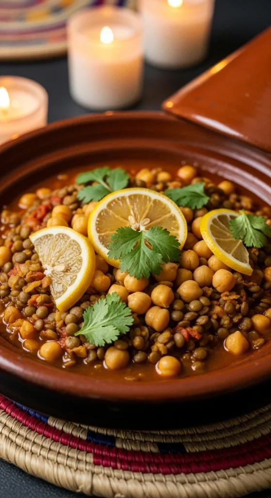 11. Lentil and Chickpea Tagine