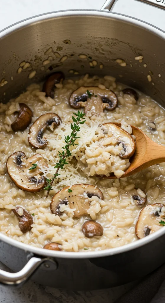 11. Mushroom Risotto