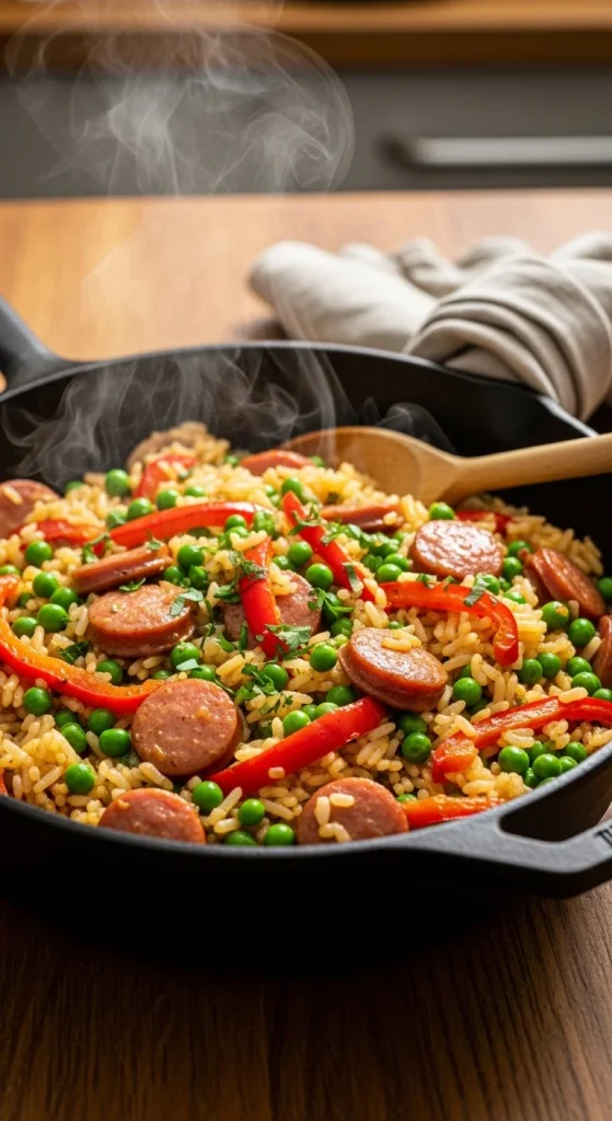 11. One-Pot Sausage and Rice