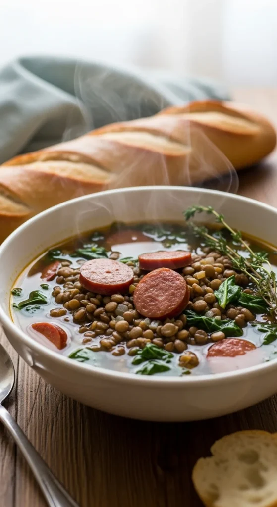11. Sausage and Lentil Soup