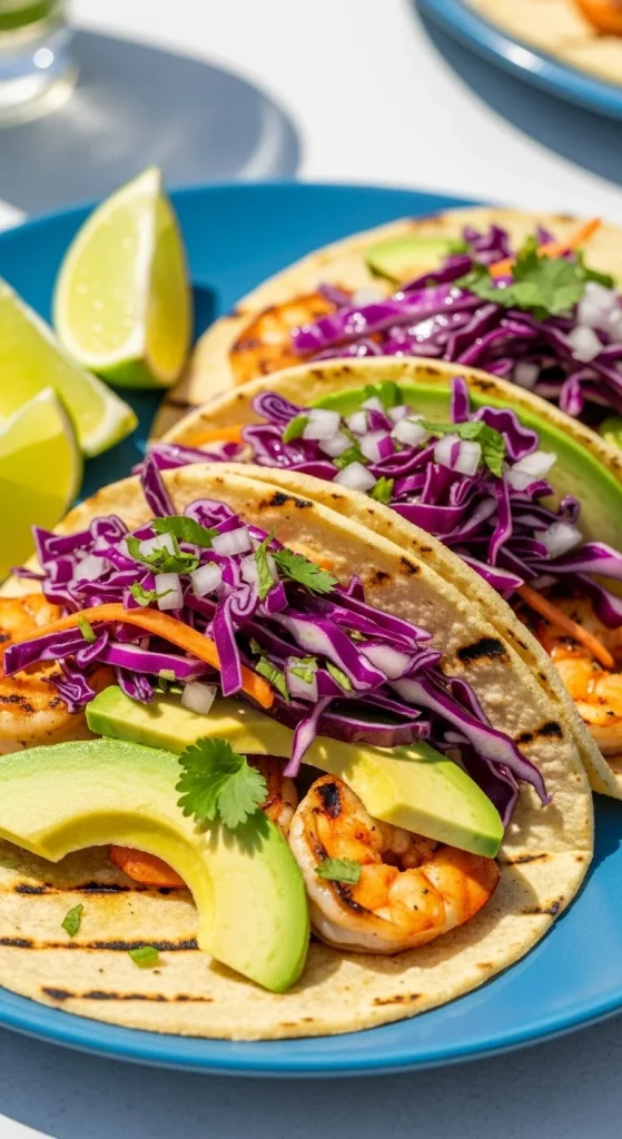 11. Shrimp Tacos with Slaw