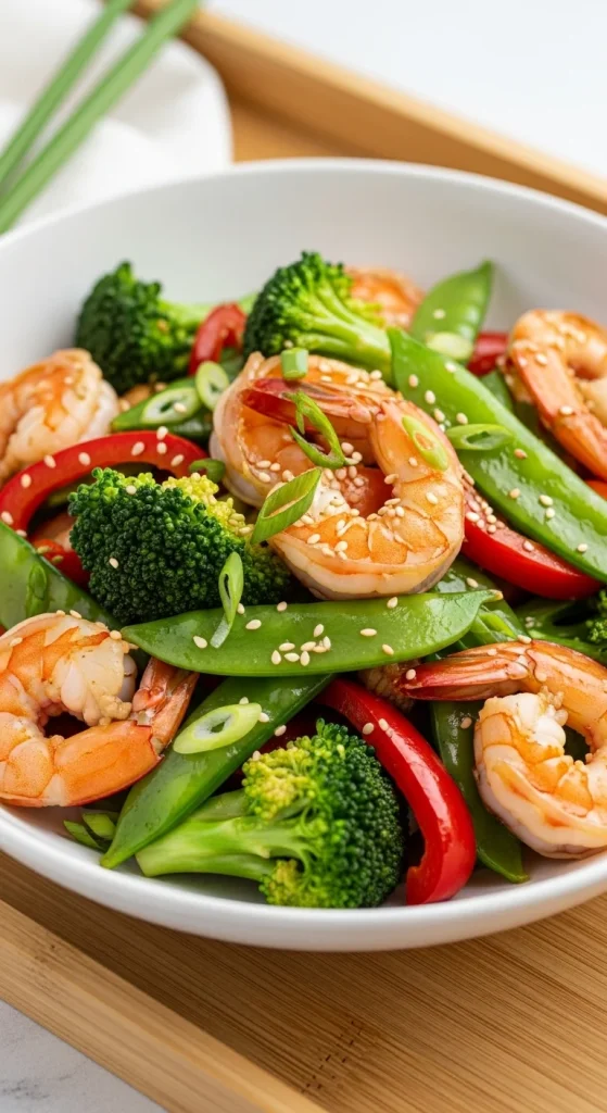 11. Shrimp and Veggie Stir-Fry