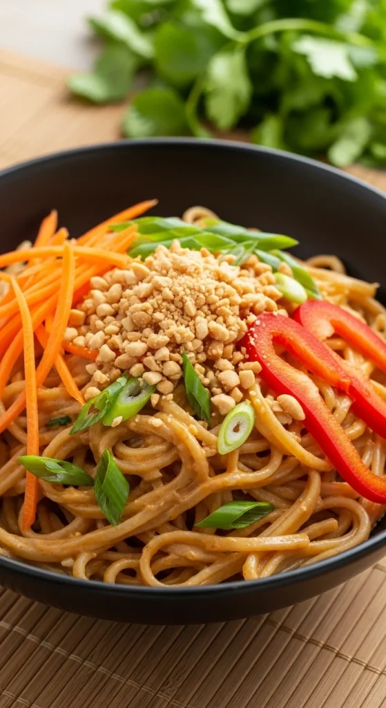 11. Thai Peanut Noodle Bowl