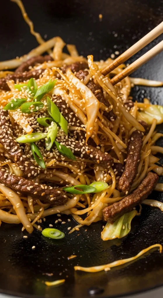 12. Cabbage Stir Fry with Beef