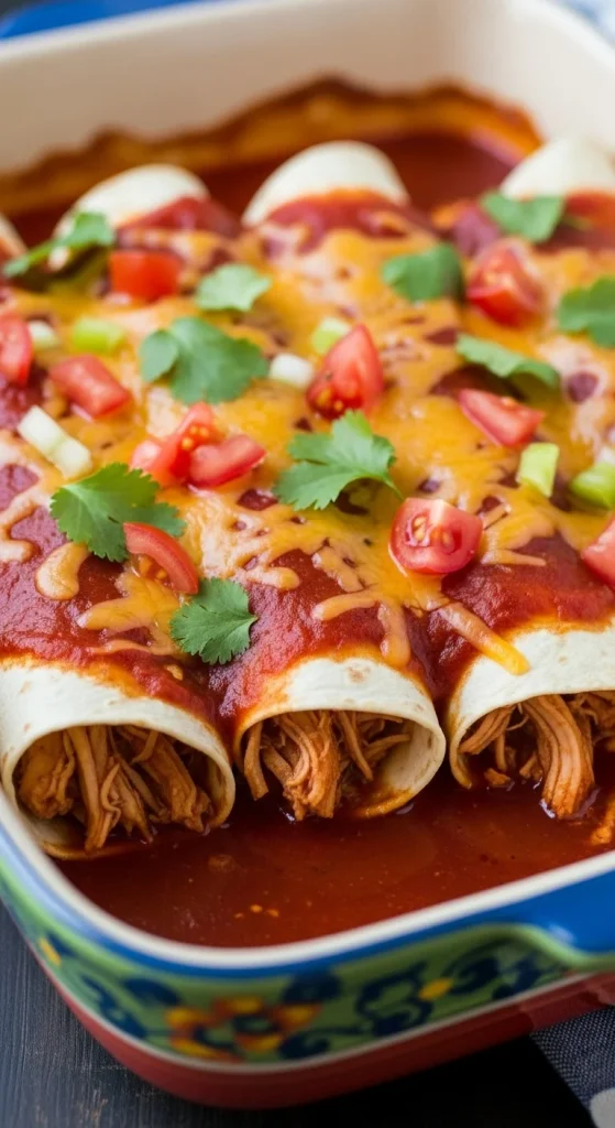 12. Chicken Enchiladas